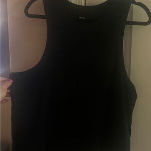 Anthropologie Black Tank Top Classic Sleeveless Style